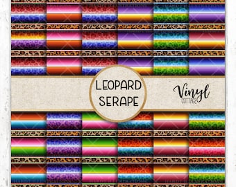 Leopard Serape Print Vinyl: Heat Transfer & Adhesive Vinyl