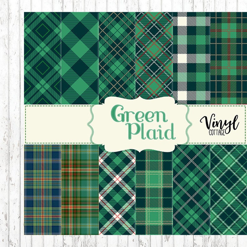 green plaid htv