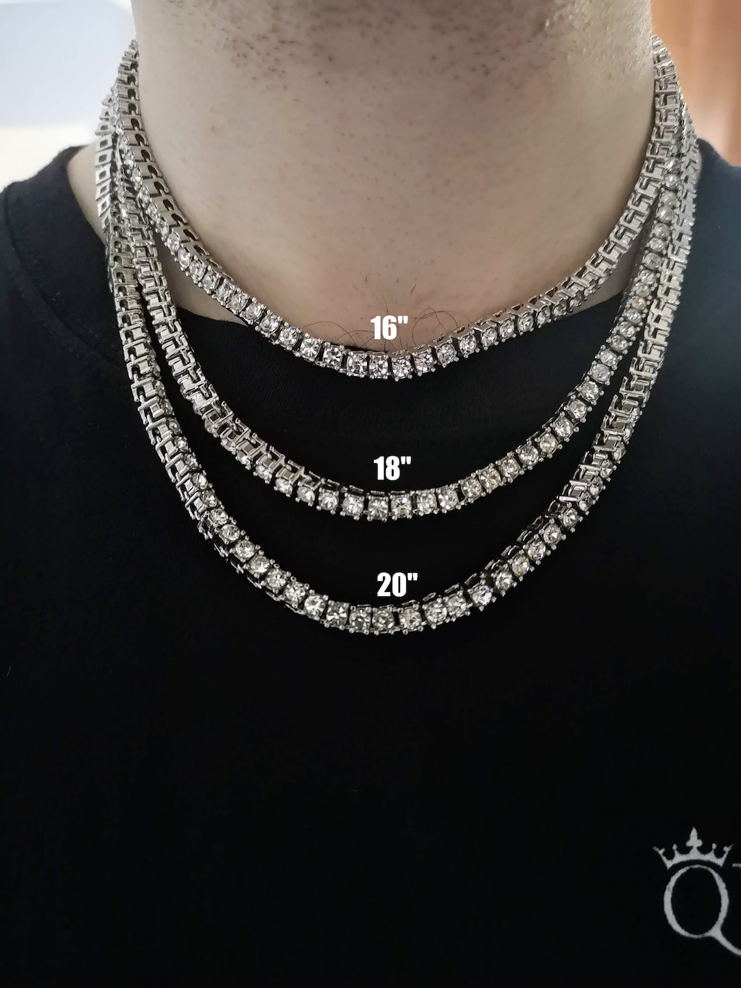 Tennis chain cz Clearance