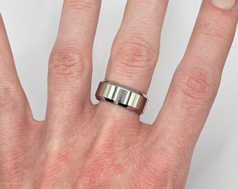 Anelli In Acciaio Inossidabile Per Uomo Donna - Foto 11