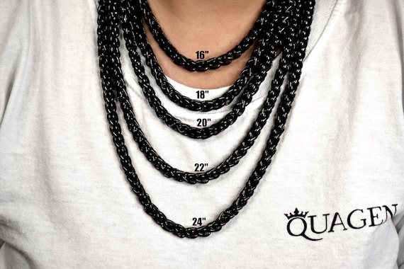 Black 2024 chain jewelry