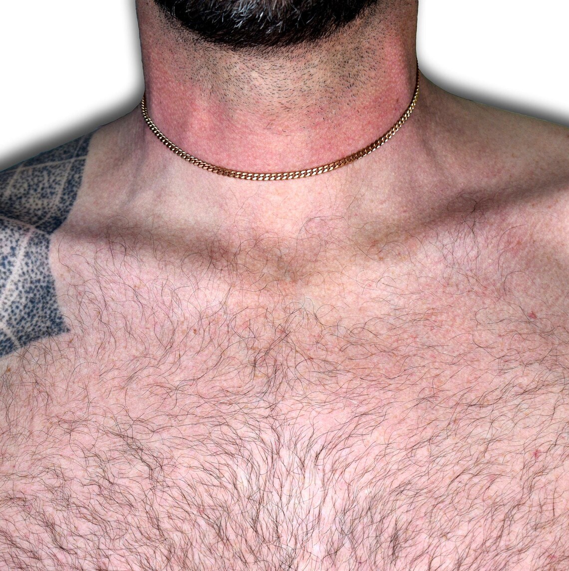 3.5MM 18K Rose Gold Chain Necklace Miami Cuban Link Chain Etsy Australia