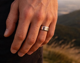 Polished Stainless Steel Wedding Band: Comfort Fit Ring (2mm-8mm)