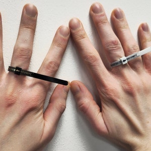 UK Ring Sizer Adjustable Ring Gauge Ring Size Guider Ring Size Tool British Finger Measure Gauge Women & Men image 4