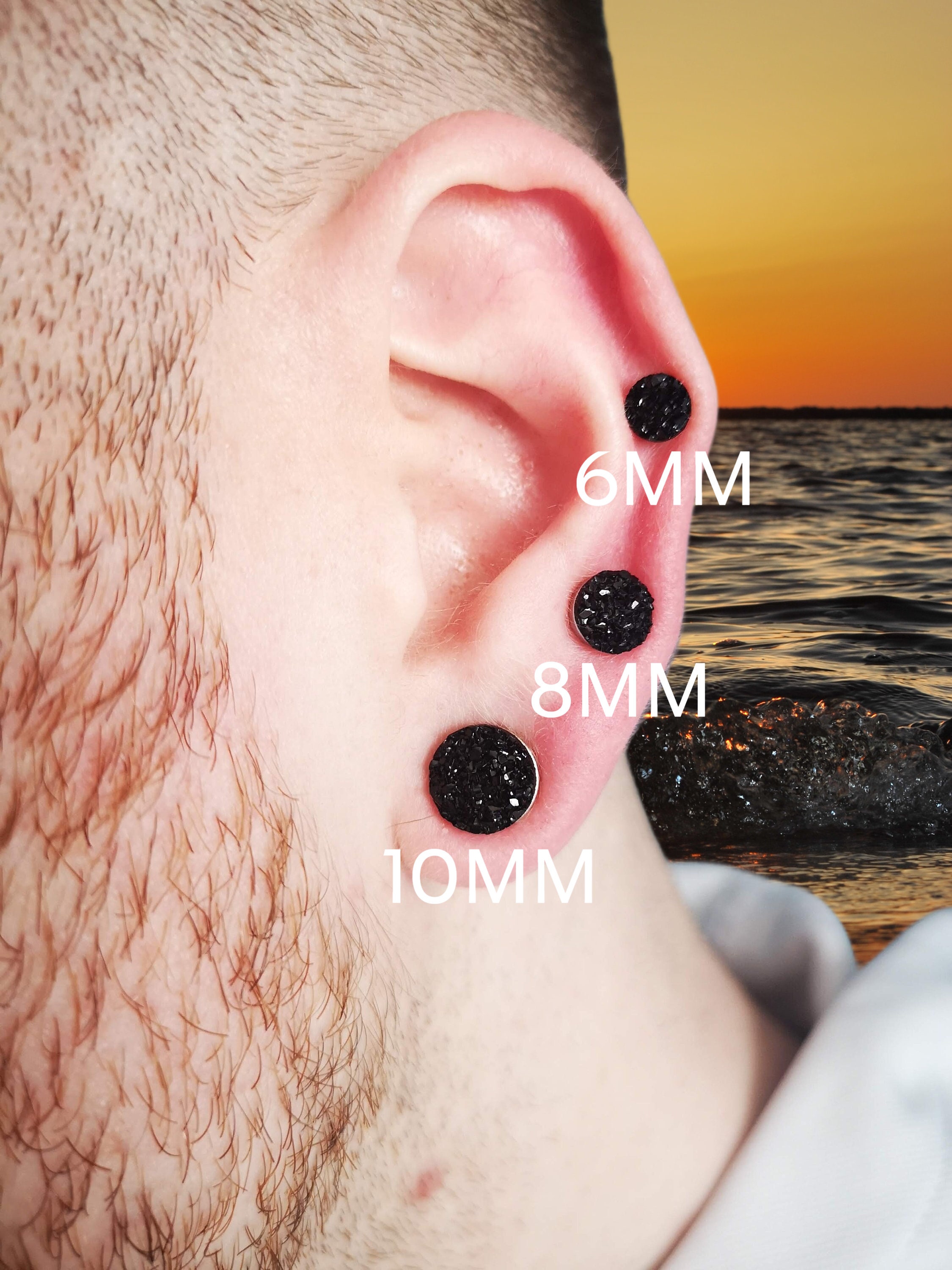 Black Earrings For Men