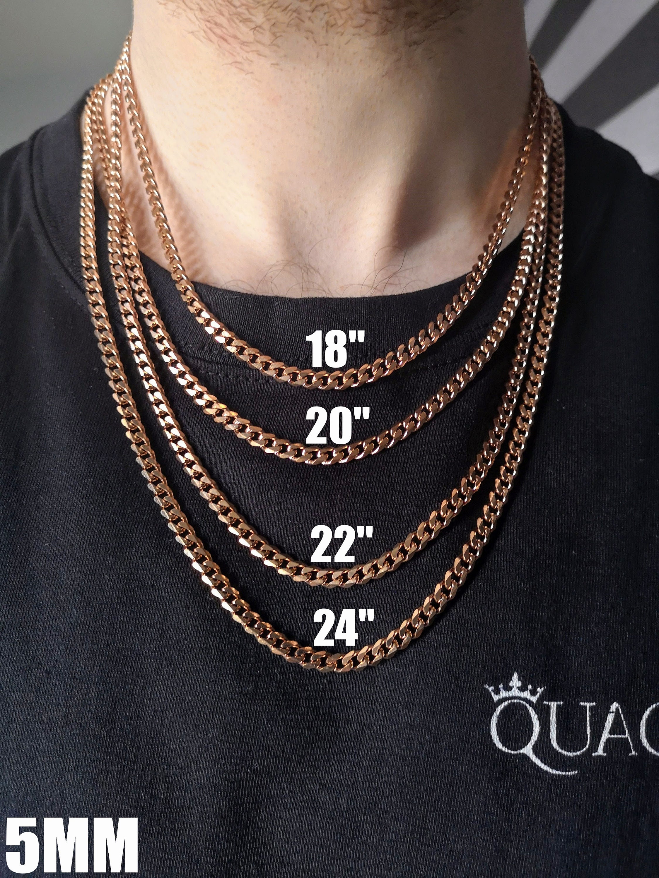 Cuban link chain 18 inch best sale