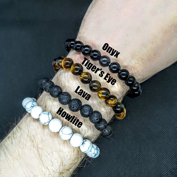Bracelet Anxiety Bracelet Positive Energy Healing Crystals for Mental Health Stress Relief Gift Jewelry Valentine s Day Gift Etsy