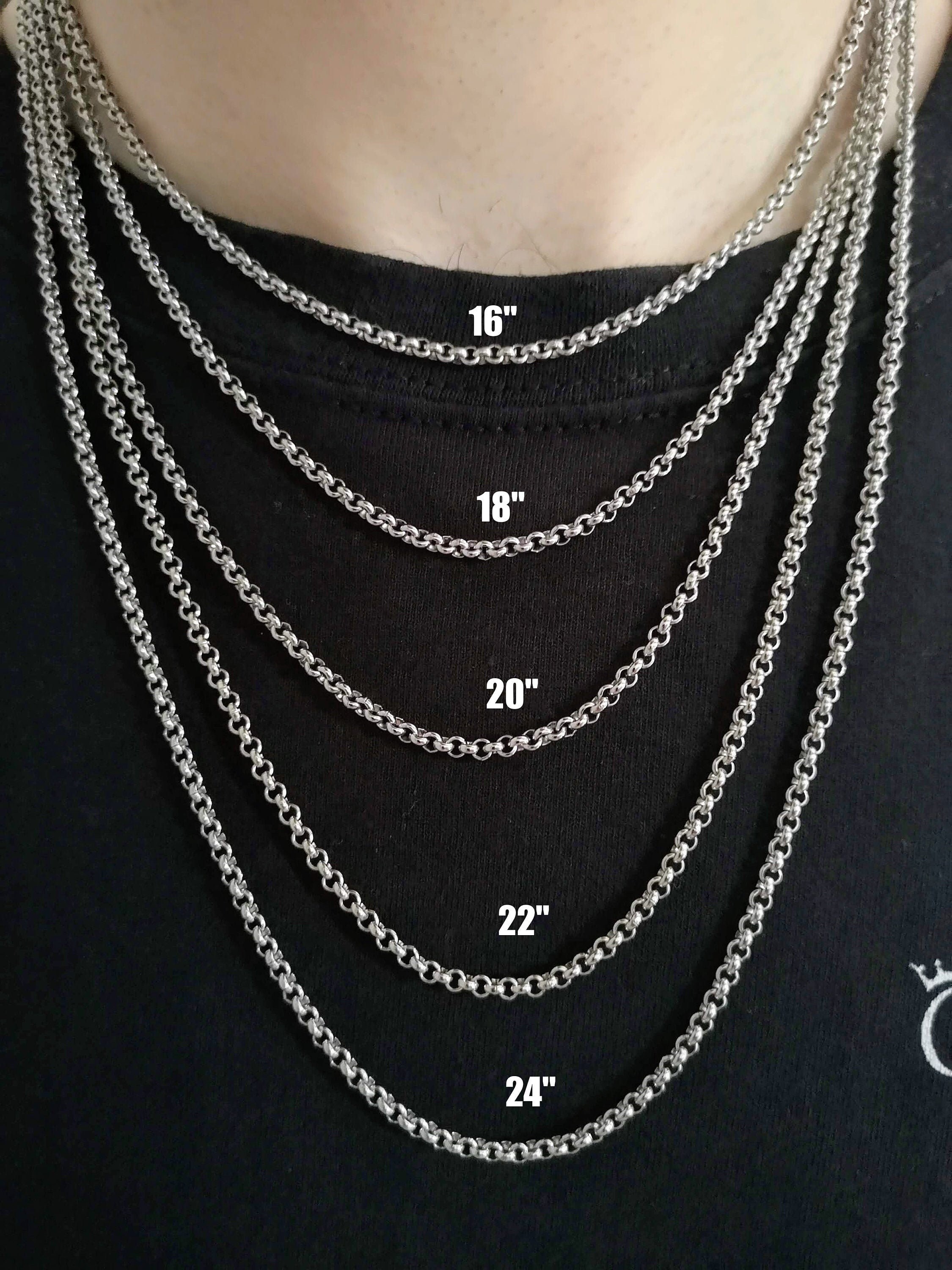 3MM Silver Rolo Chain, Rolo Chain 