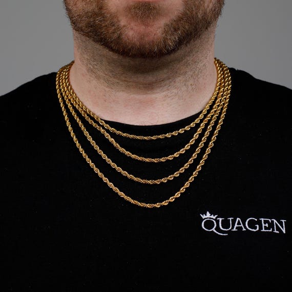 18Kゴールド ネックレスツイストチェーン