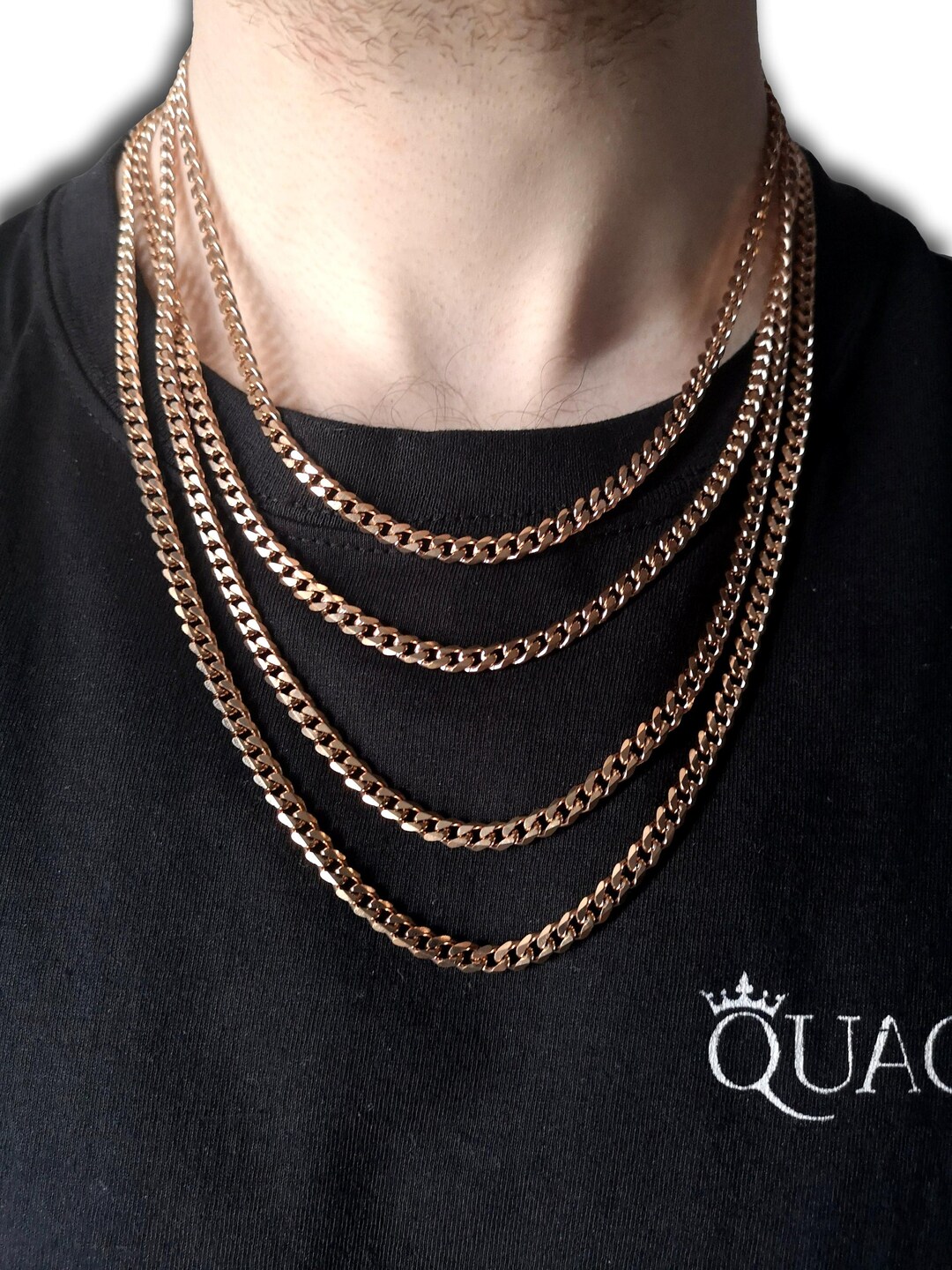 7mm 14k Rose Gold Chain, Cuban Link Chain for Men, Rose Gold Cuban Curb  Link Necklace, 14k Men's Gold Chain -  Israel