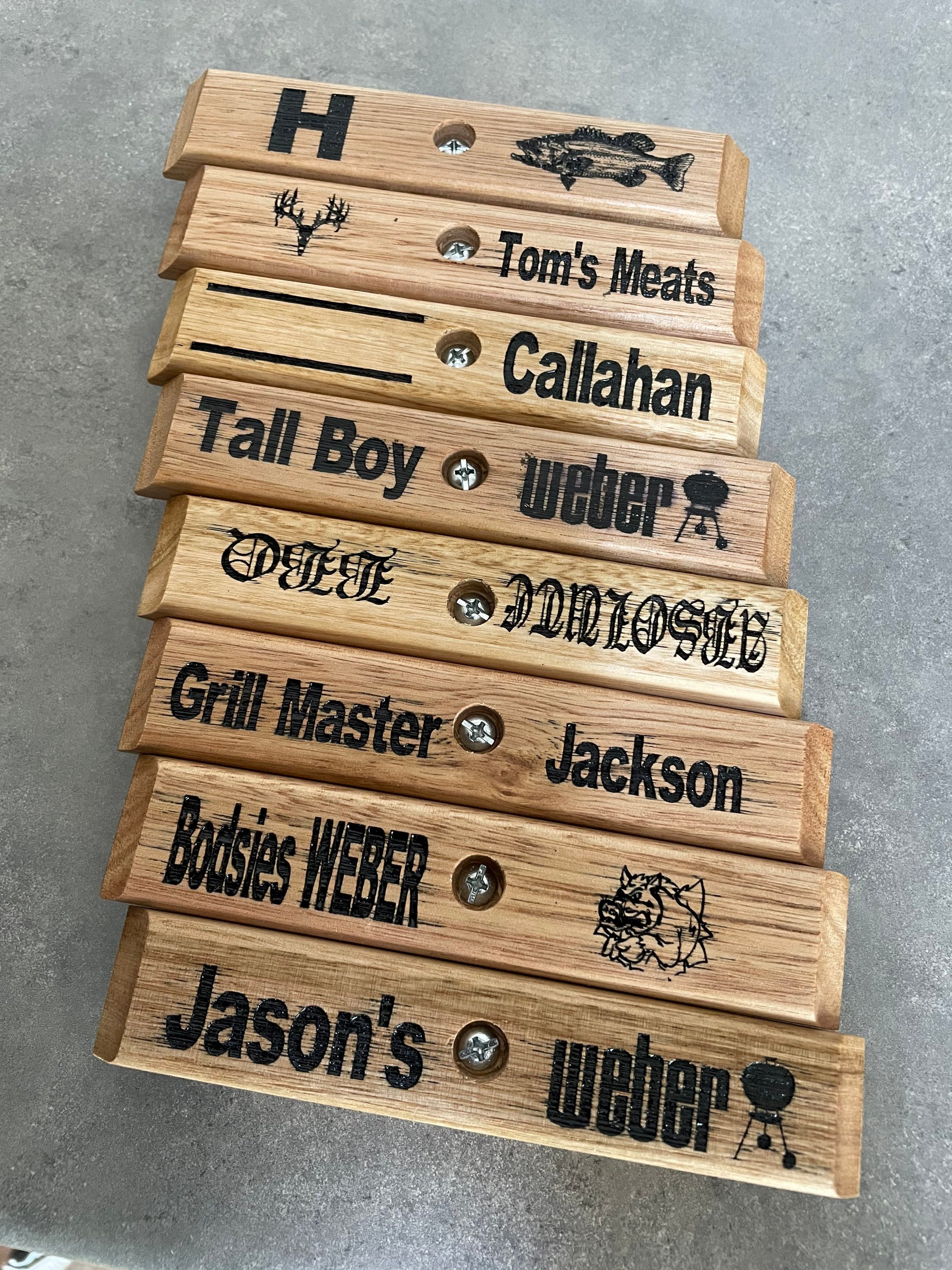 Replacement WSM Wooden Lid Handles The Virtual er Bullet atelier