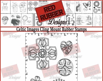 Celtic Images Cling Mount Rubber Stamps