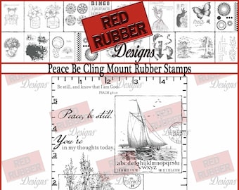 Peace Be Cling Mount Rubber Stamps