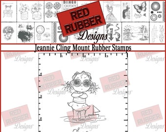 Jeannie Cling Mount Rubber Stamps