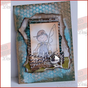 Jackson and Amelia Cling Mount Rubber Stamps image 3