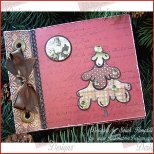 Brushed Christmas Cling Mount Rubber Stamps Bild 2