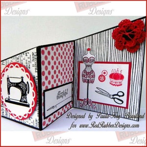 Background Dots Cling Mount Rubber Stamps image 6