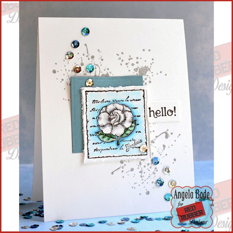 So Splattered Cling Mount Rubber Stamps image 2