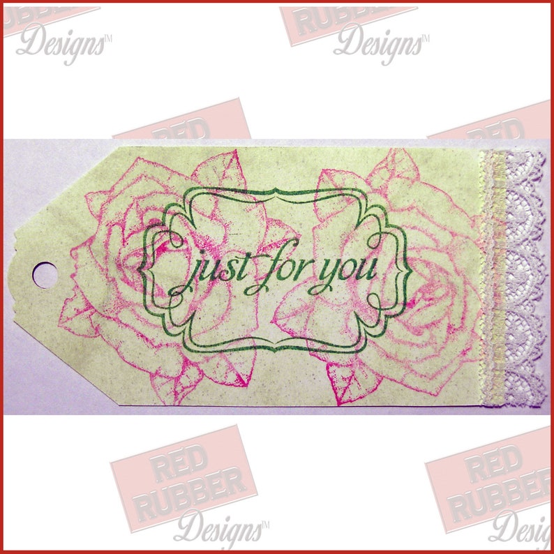 Rosa Cling Mount Rubber Stamps image 6