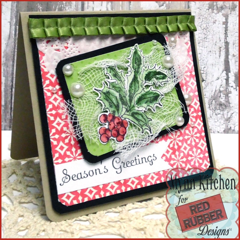 Glorious Holiday Cling Mount Rubber Stamps image 2