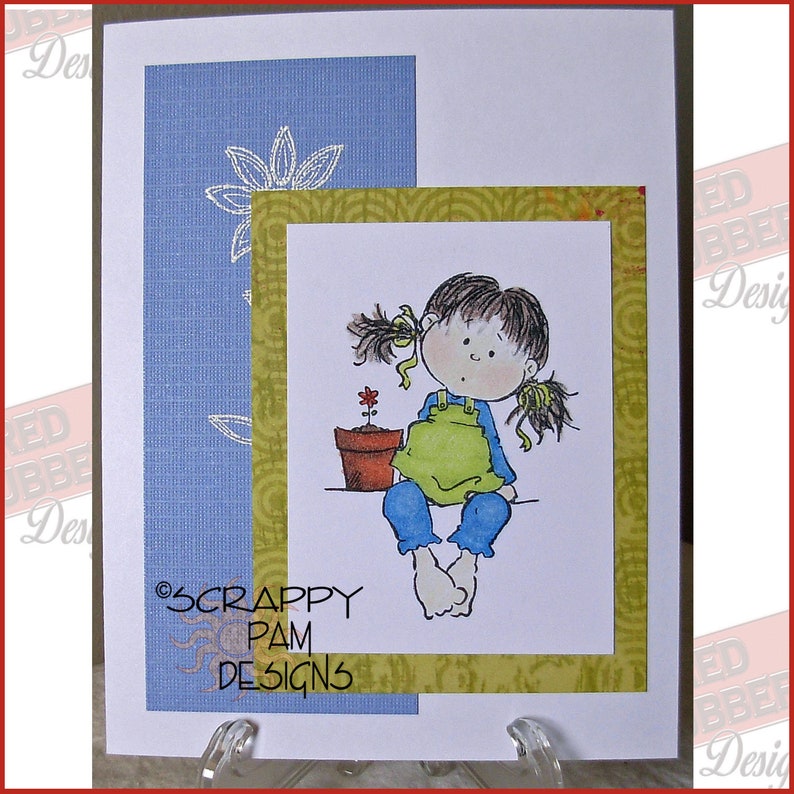 Jackson and Amelia Cling Mount Rubber Stamps image 4