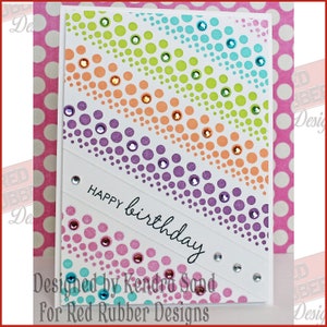 Lotsa Dotsa Cling Mount Rubber Stamps image 2