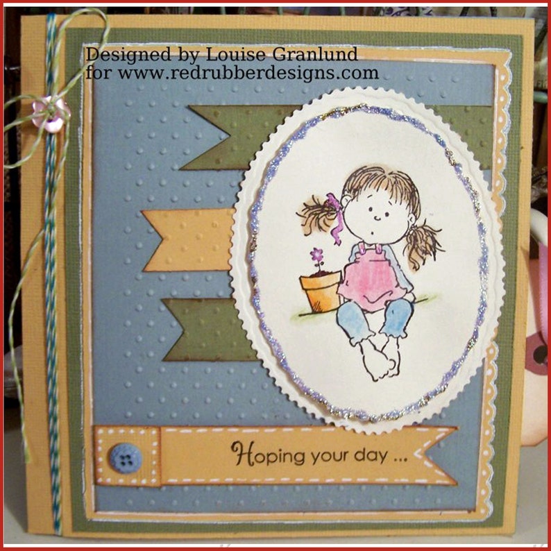 Jackson and Amelia Cling Mount Rubber Stamps image 6