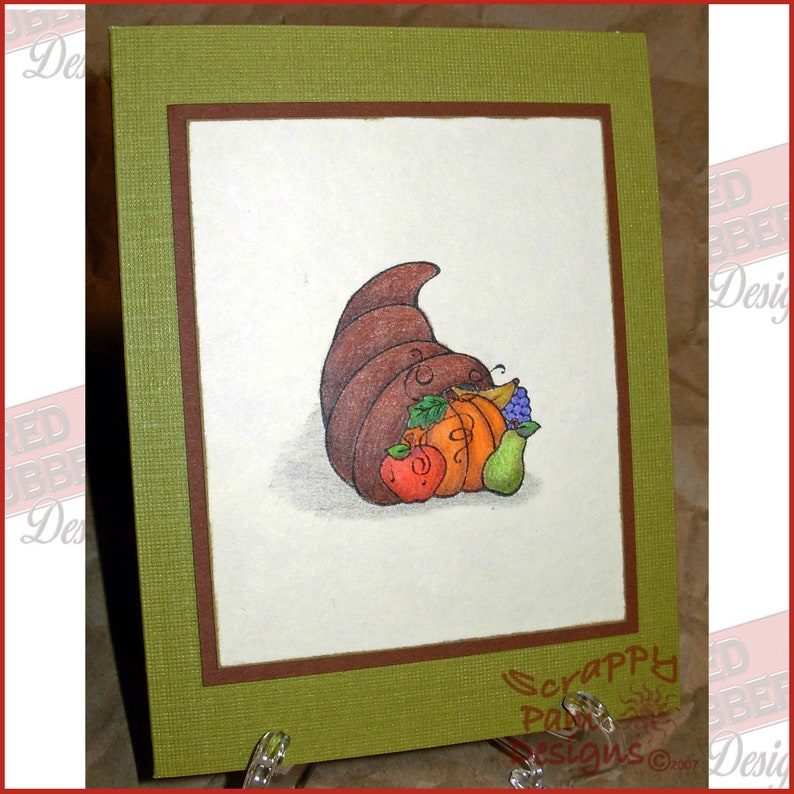 Give Thanks Cling Mount Rubber Stamps image 7