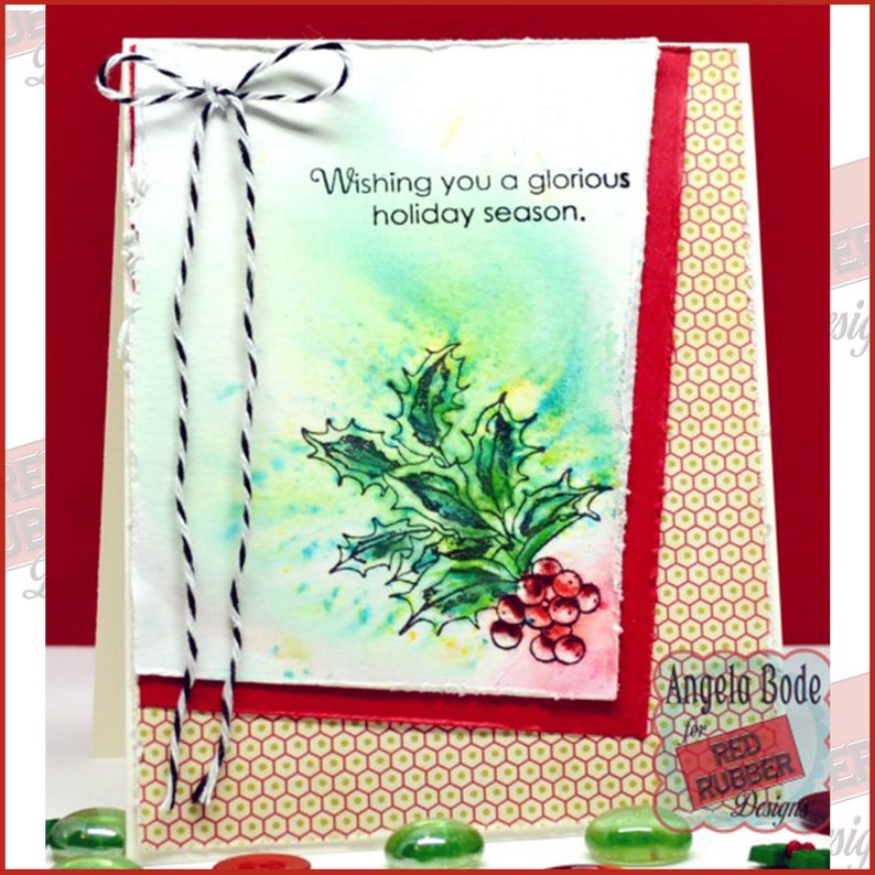 Glorious Holiday Cling Mount Rubber Stamps image 3