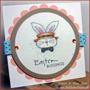 Hello Easter Unmounted Rubber Stamp Sheet image 3