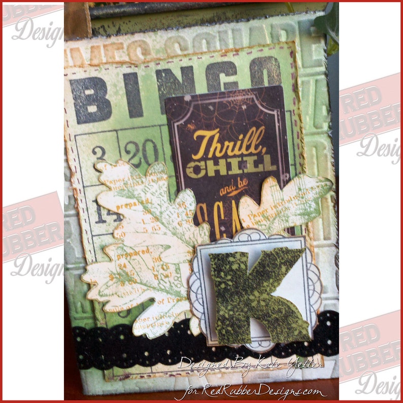 Bingo Card Cling Mount Rubber Stamps image 4