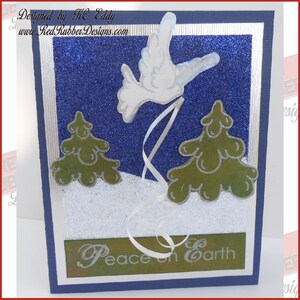 Brushed Christmas Cling Mount Rubber Stamps Bild 3