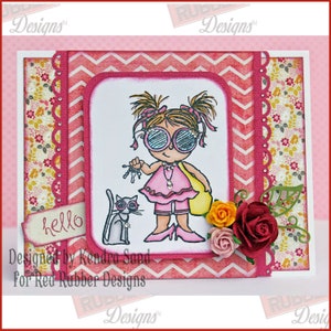 Hello Day Cling Mount Rubber Stamps image 2