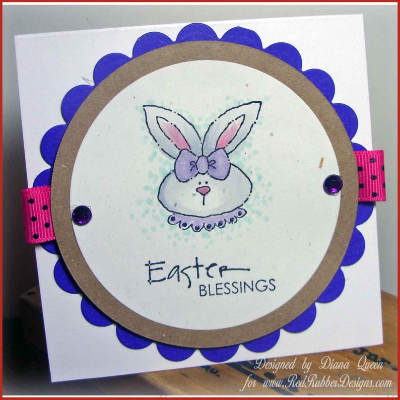 Hello Easter Unmounted Rubber Stamp Sheet image 6