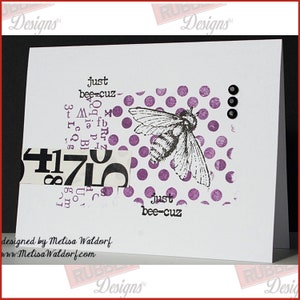 Background Dots Cling Mount Rubber Stamps image 2