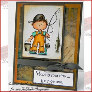 Jackson and Amelia Cling Mount Rubber Stamps image 5