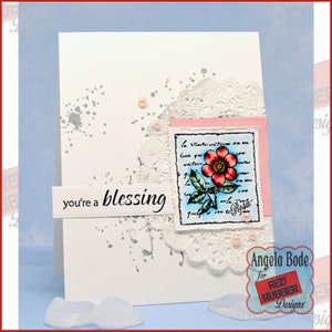 So Splattered Cling Mount Rubber Stamps image 6