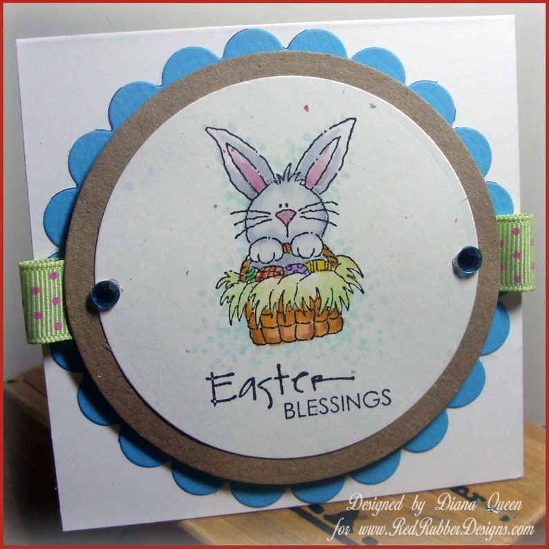 Hello Easter Unmounted Rubber Stamp Sheet image 5