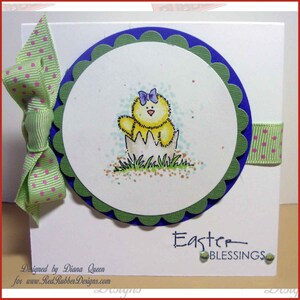 Hello Easter Unmounted Rubber Stamp Sheet image 4