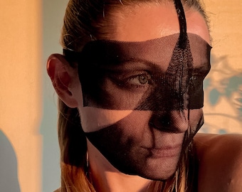 Lace Fetish Mask, Erotic Blindfold