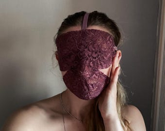 Lace Blindfold Mask, Erotic Eye Lingerie