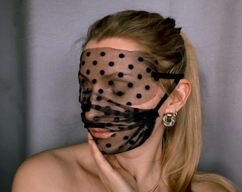 Lace Blindfold Mask / Sexy Eye and face mask / erotic lingerie