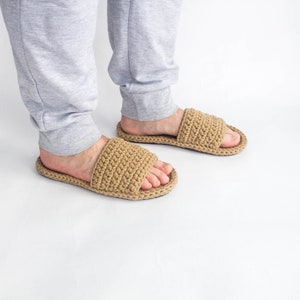 Mens slippers Knit slippers House slippers image 2
