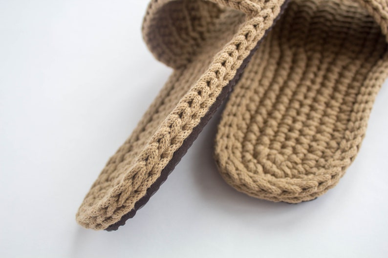 Mens slippers Knit slippers House slippers image 6