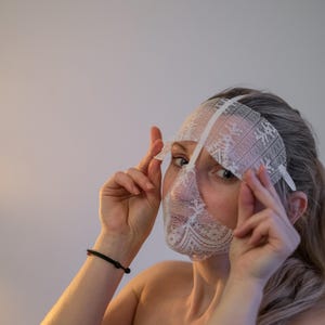 Lace Blindfold Mask / Sexy Eye mask / face mask / fetish mask