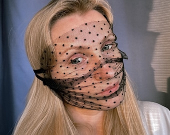 Lace Blindfold Mask / Sexy Eye and face mask / erotic lingerie