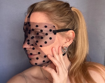 Lace Blindfold Mask / Sexy Eye and face mask / erotic lingerie