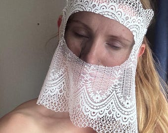 Sheer Lace Eye Mask - Sexy Costume Mask