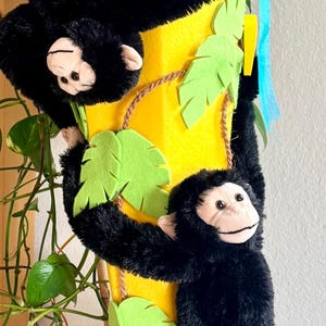 Schultüte, Zuckertüte Dschungel, Affen, Gorillas, Monkey, 85 cm, Stoff, Kuscheltier, Personalisierung