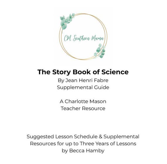 Storybook of Science - Charlotte Mason Homeschool Supplemental Teacher Resource